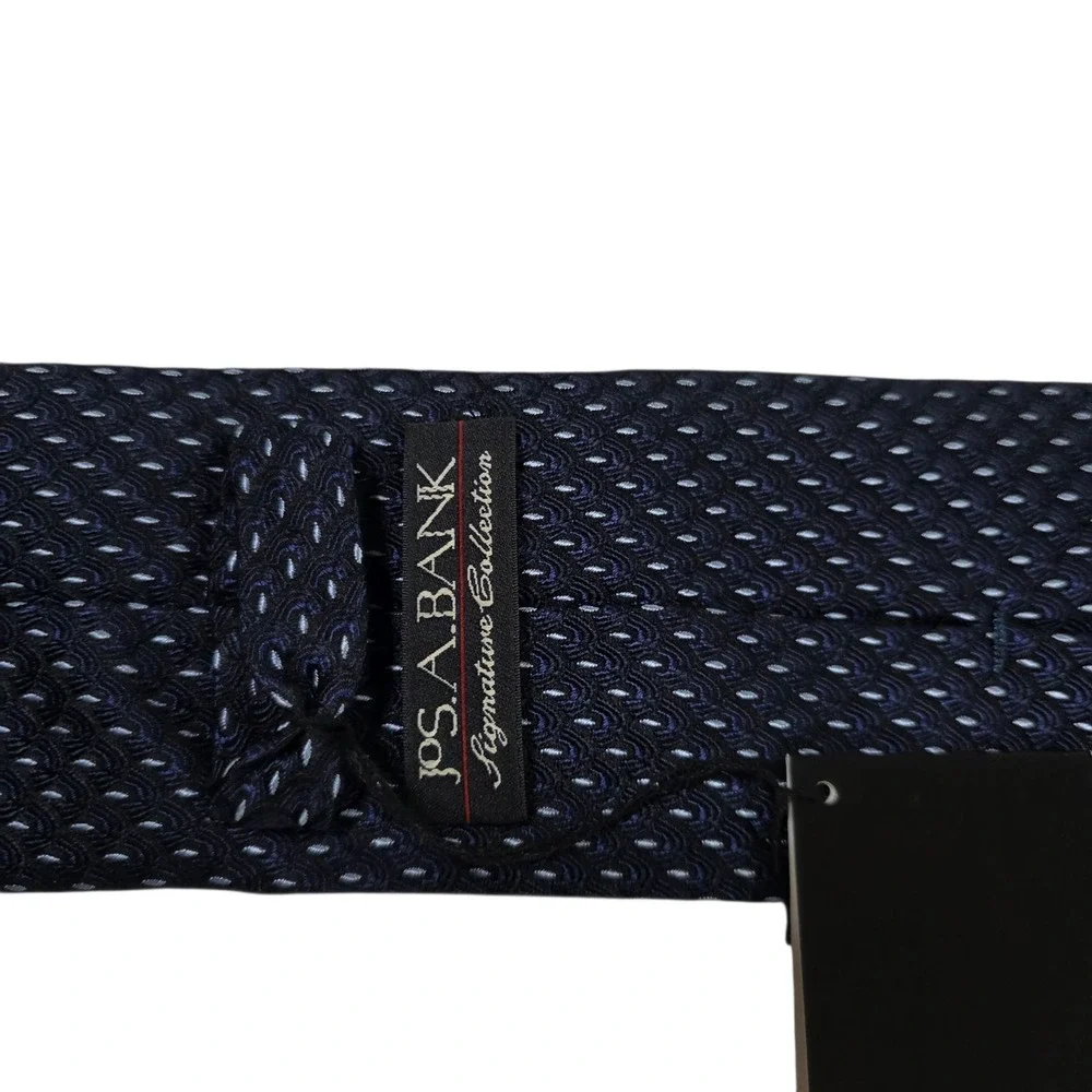 JOS. A. BANK Silk‎ Tie Micro Dot Pattern Classic Necktie Blue Men's New